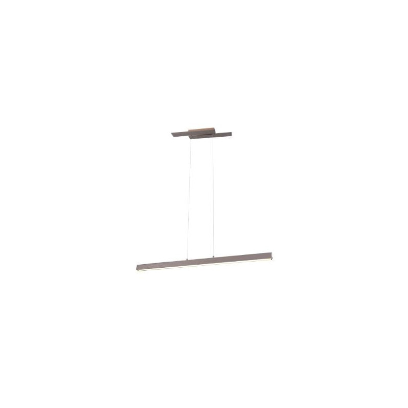 lampada a sospensione trio belfast 44w 4400lm nichel opaco [375510407]