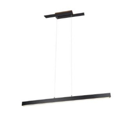 lampada a sospensione trio belfast 45w 5300lm nero opaco [375510432]