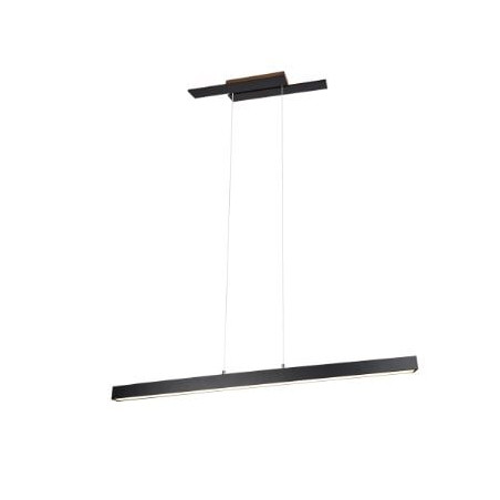 lampada a sospensione trio belfast 45w 5300lm nero opaco [375510432]