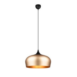 lampada a sospensione trio chiron 40w e27 ottone opaco-nero [310890108]
