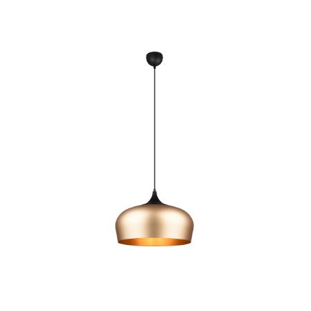 lampada a sospensione trio chiron 40w e27 ottone opaco-nero [310890108]