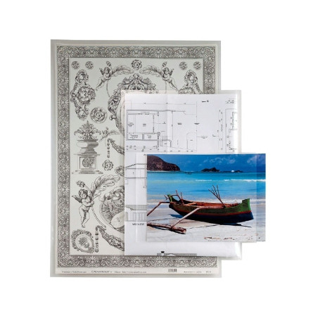 buste trasparenti a u sei rota 25 pz. a sacco in ppl 25x35cm soft