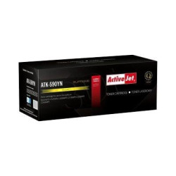 toner activejet compatibile con kyocera atk-590yn giallo [expacjtky0028]