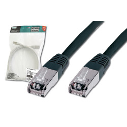Patchkabel digitus rj45 sf/utp cat5e 1.00m schwarz [dk-1531-010/bl]