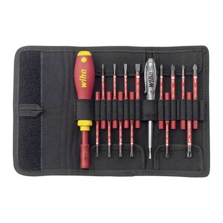 kit di punte intercambiabili per giraviti vde 16 parti wiha 2831