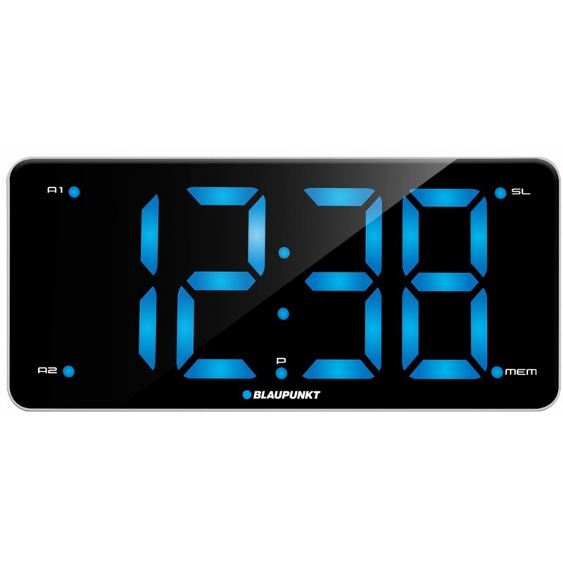 radiosveglia blaupunkt cr15wh , fm pll, carica usb , led display