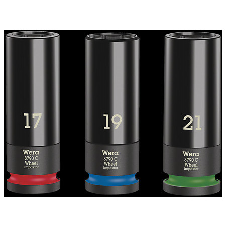 inserti chiavi a bussola wera wheel impaktor c set 1 socket set,