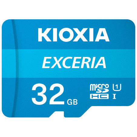 32gb scheda microsdhc kioxia exceria class 10 uhs-i [lmex1l032gg2]