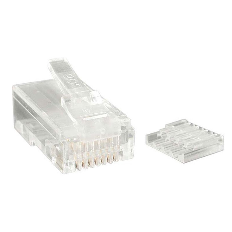 connettore modulare startech intrecciato rj45 cat6 50pzÂ [crj45c6str50]