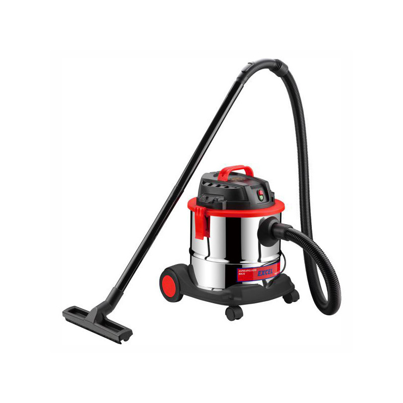 aspirapolvere excel inox 20l 1300w [k-411f]