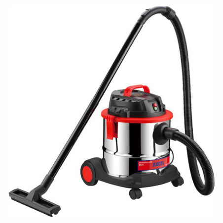 aspirapolvere excel inox 20l 1300w [k-411f]
