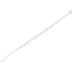 fascette fermacavi startech riutillizzabile 25cm 100 pz. bianco [cbmzt10n]