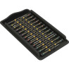 set cacciavite wera kraftform micro esd grande confezione1 25pz nero/giallo[05134019001]