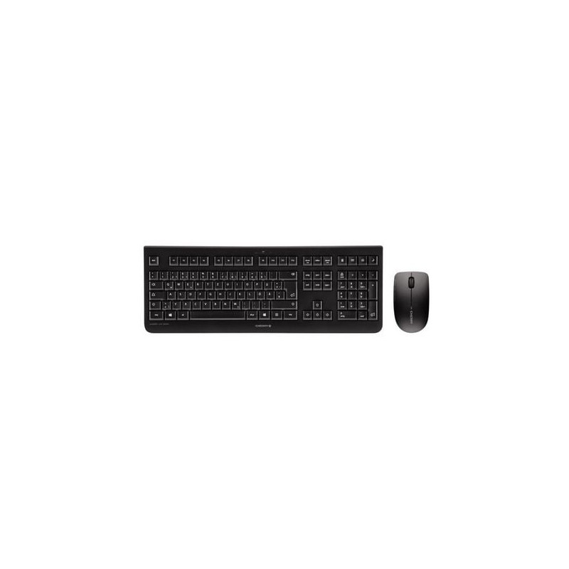 tastiera e mouse cherry dw 3000 wireless nero [jd-0710it-2]