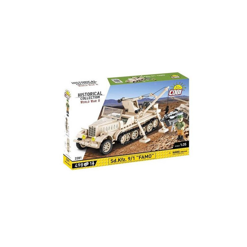gioco da costruzione cobi klocki corazzato sd.kfz. 9/1 famo [wpcbks0uc002281]