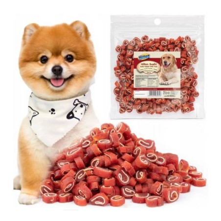 cibo secco per cani hilton sushi delicatezza coniglio con pesce 500g