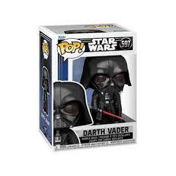 figurina funko pop! star wars darth vader no.597 9cm multicolore