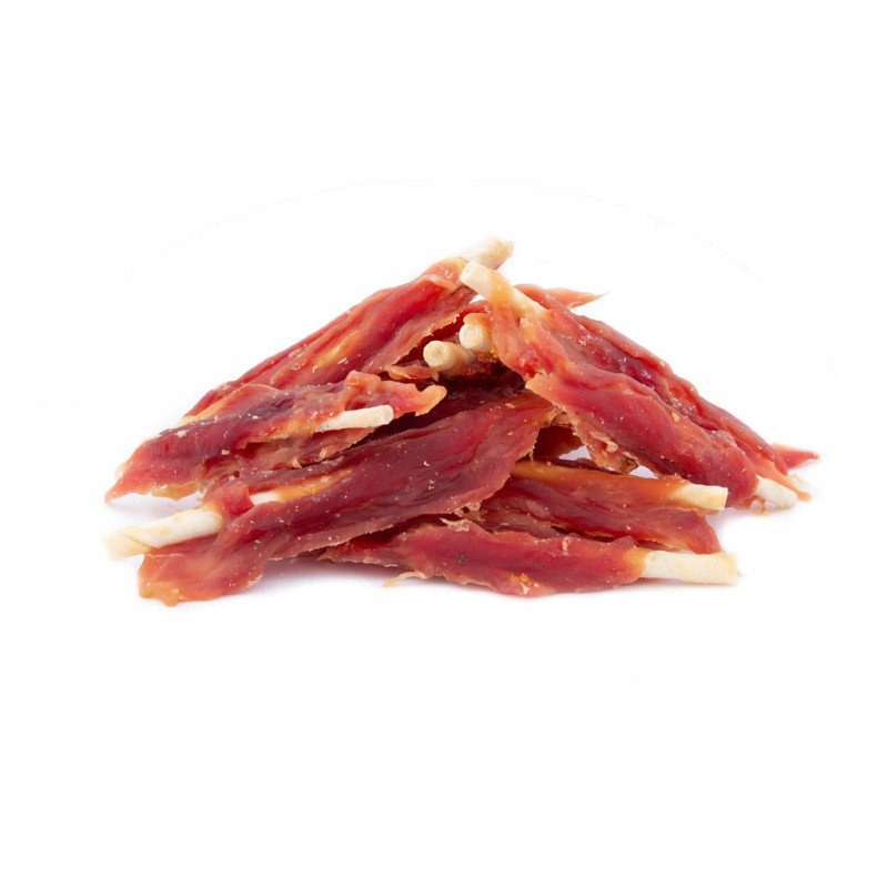 cibo secco per cani hilton petto d'anatra su stecco masticabile