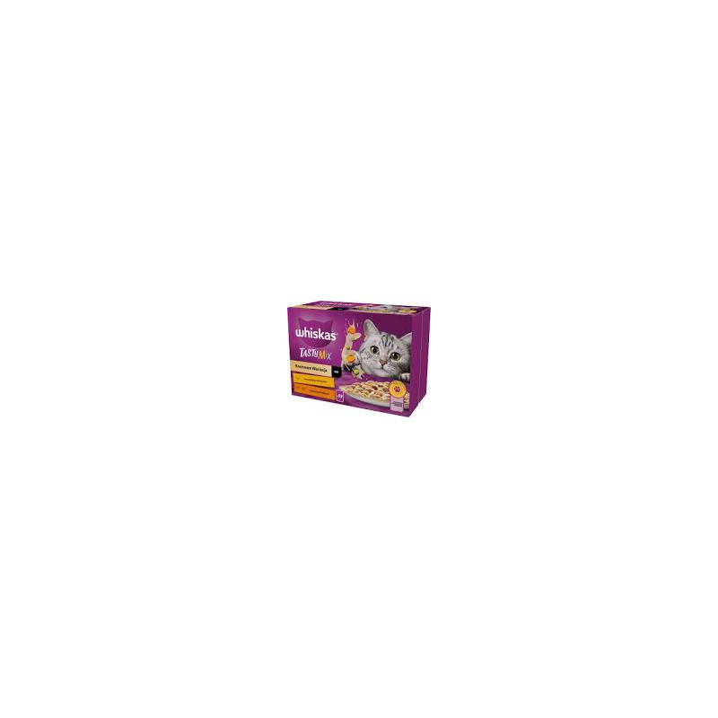 cibo umido per gatti whiskas gustoso misto 12x85g