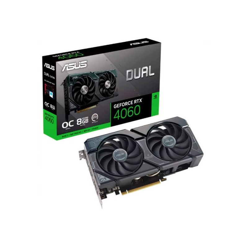 scheda video nvidia asus rtx 4060 dual oc v2 bulk 8gb ddr3 gddr6