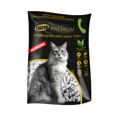 lettiera naturale hilton tofu super agglomerante 2.5kg