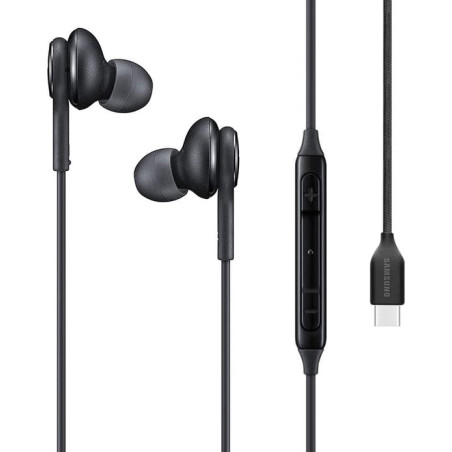 auricolari samsung akg cablato con microfono usb c nero