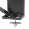 supporto monitor ergotron trace montage-kit nero [98-492-009]