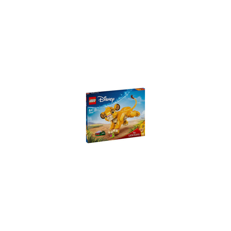 gioco da costruzione lego disney simba il cucciolo del re leone multicolore