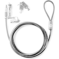 cavo di sicurezza hp nano con lucchetto per notebook 1.83m in acciaio