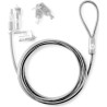 cavo di sicurezza hp nano con lucchetto per notebook 1.83m in acciaio