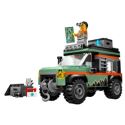 lego city fuoristrada 4x4 camion da montagna 6+ 1figurina multicolore