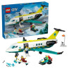 gioco di costruzione lego city aereo ambulanza di emergenza multicolore