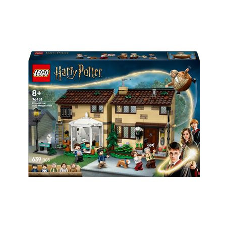 set di costruzione lego harry potter 76451 la visita di zia marge