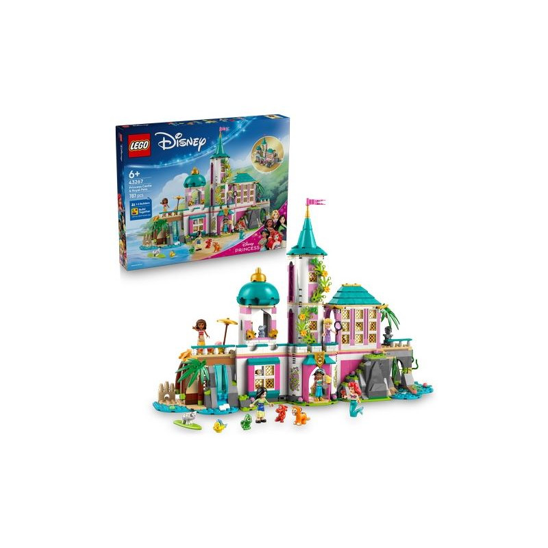 gioco da costruzione lego disney castello dei principi e animali