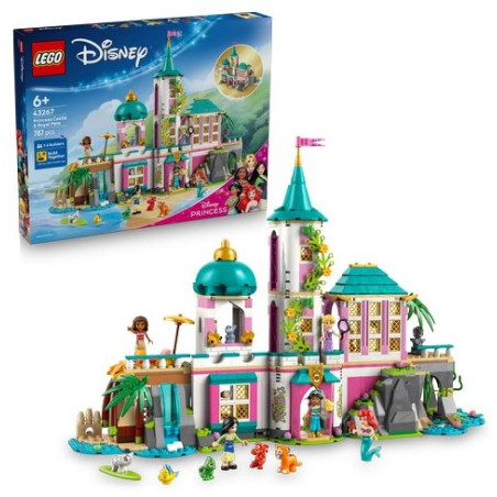 gioco da costruzione lego disney castello dei principi e animali
