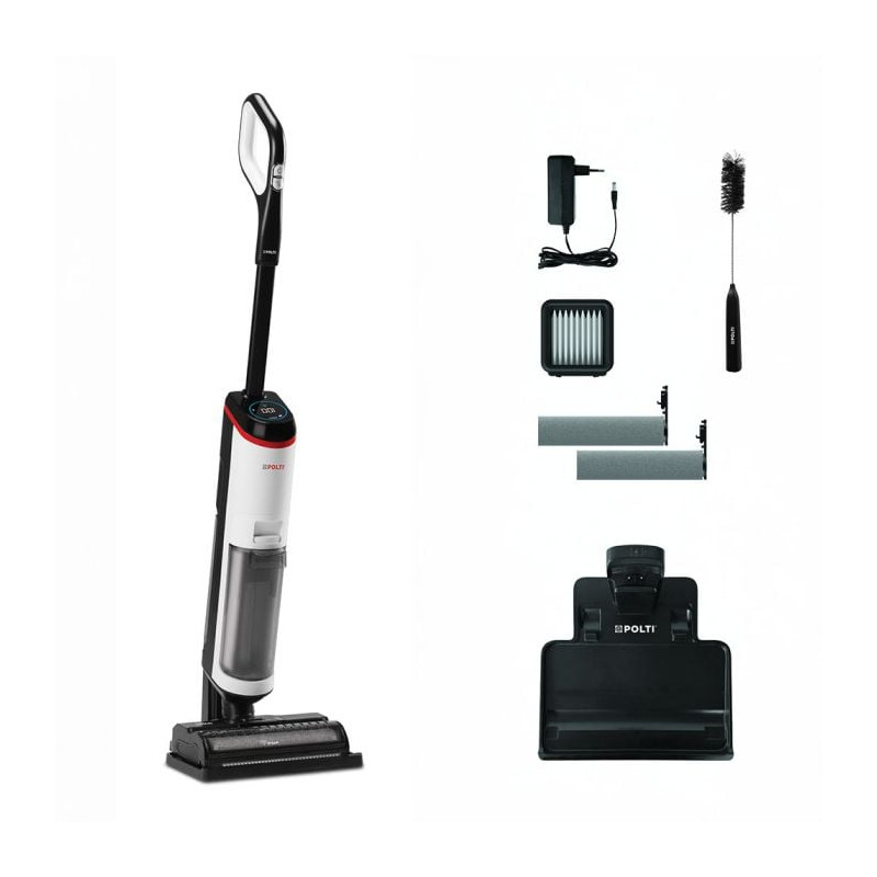 scopa elettrica polti rollysteam wd30c secco/bagnato senza filo senza