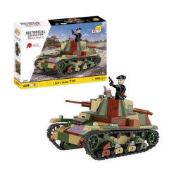 modellino cobi klocki light tank 7tp 1/28 multicolore 669pz [wpcbks0chi26615]