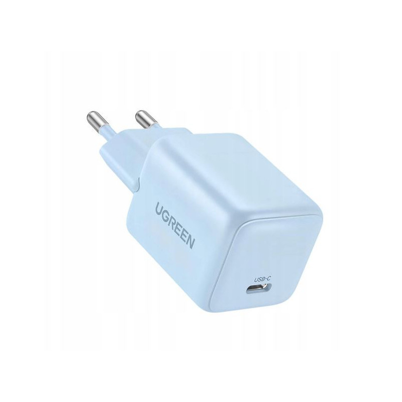 alimentatore da rete ugreen x512 20w usb-c blu [195065]