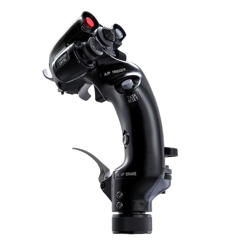 impugnatura virpil controls flnkr per simulatore di volo nero