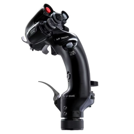 impugnatura virpil controls flnkr per simulatore di volo nero