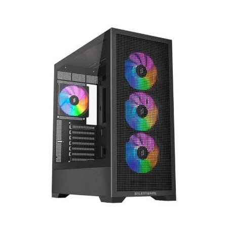 case silentware core 100 argb midi-tower atx nero [core100black]
