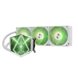 dissipatore cpu a liquido tryx stage argb 360mm bianco [l-s360a-dm3m-g0w]