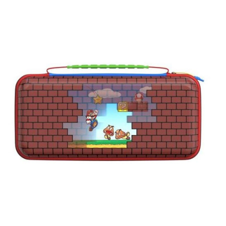 custodia da viaggio turtle beach playtrek mariobricks per nintendo