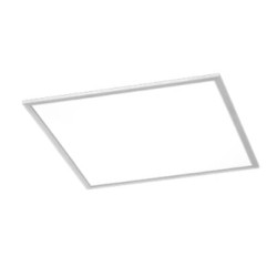 plafoniera a led trio phoenix 31w 3600lm 3000k ip20 dimmerabile nichel