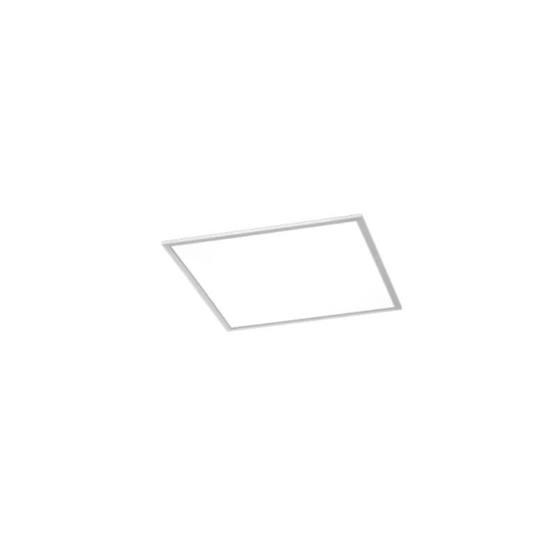 plafoniera a led trio phoenix 31w 3600lm 3000k ip20 dimmerabile nichel