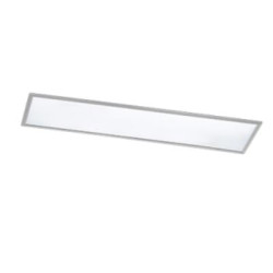 plafoniera a led trio phoenix 31w 3000k ip20 3600lm 120x30cm bianco