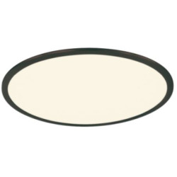 plafoniera a led trio phoenix 31w 3600lm 3000k ip20 nero opaco [674096232]