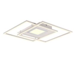 plafoniera a led trio via 36w 4200lm 2700-6500k dimmerabile bianco