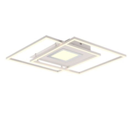 plafoniera a led trio via 36w 4200lm 2700-6500k dimmerabile bianco