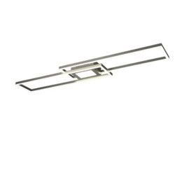 plafoniera a led trio ganado 37w 2700-6500k ip20 4300lm nichel